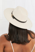 Fame Ride Along Cream Fedora Hat