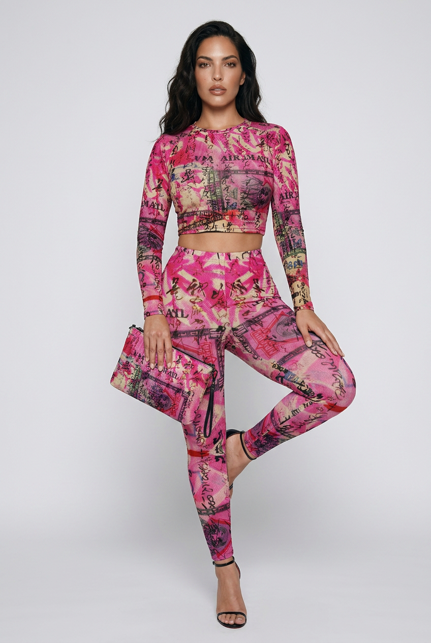 Bosse Pink Tokyo Premium Leggings