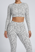 Bosse Leilani long-sleeve crop top