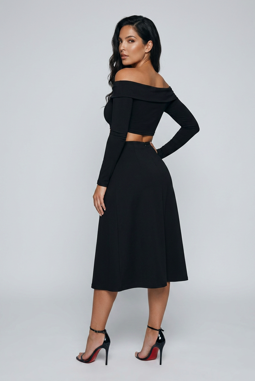 Bosse Basics Knit Maxi Skirt