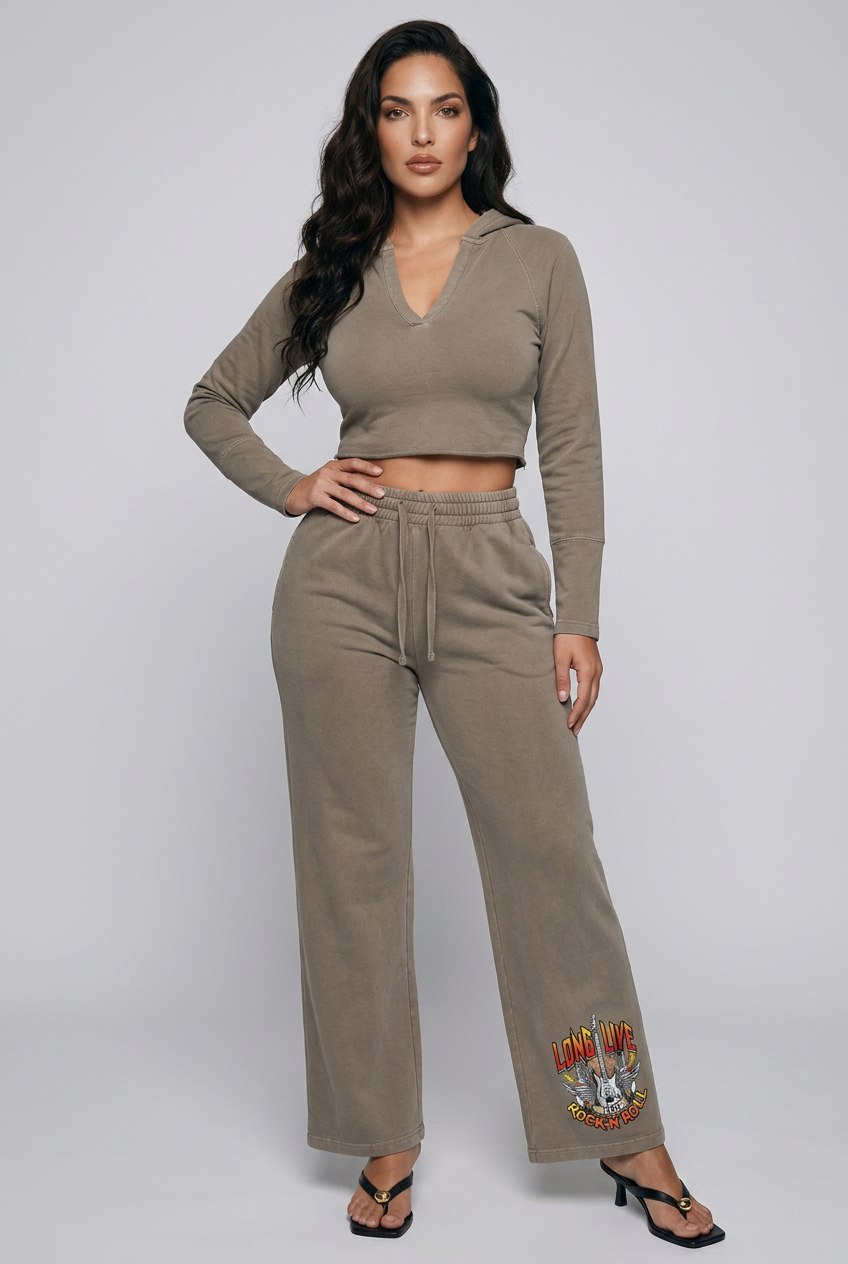 Vintage Washed Waist Pants