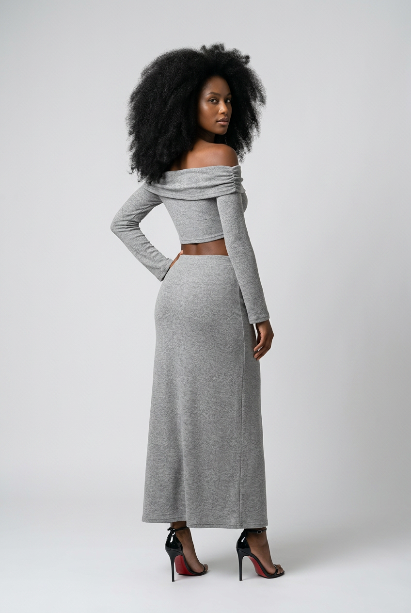 Bosse Basics Knit Maxi Skirt