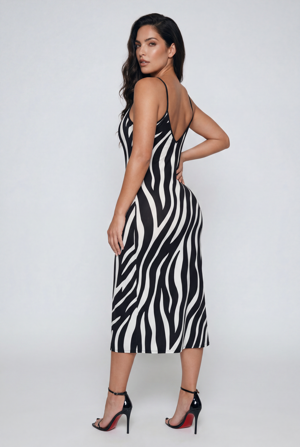 Zoey Backless Maxi Slip dress
