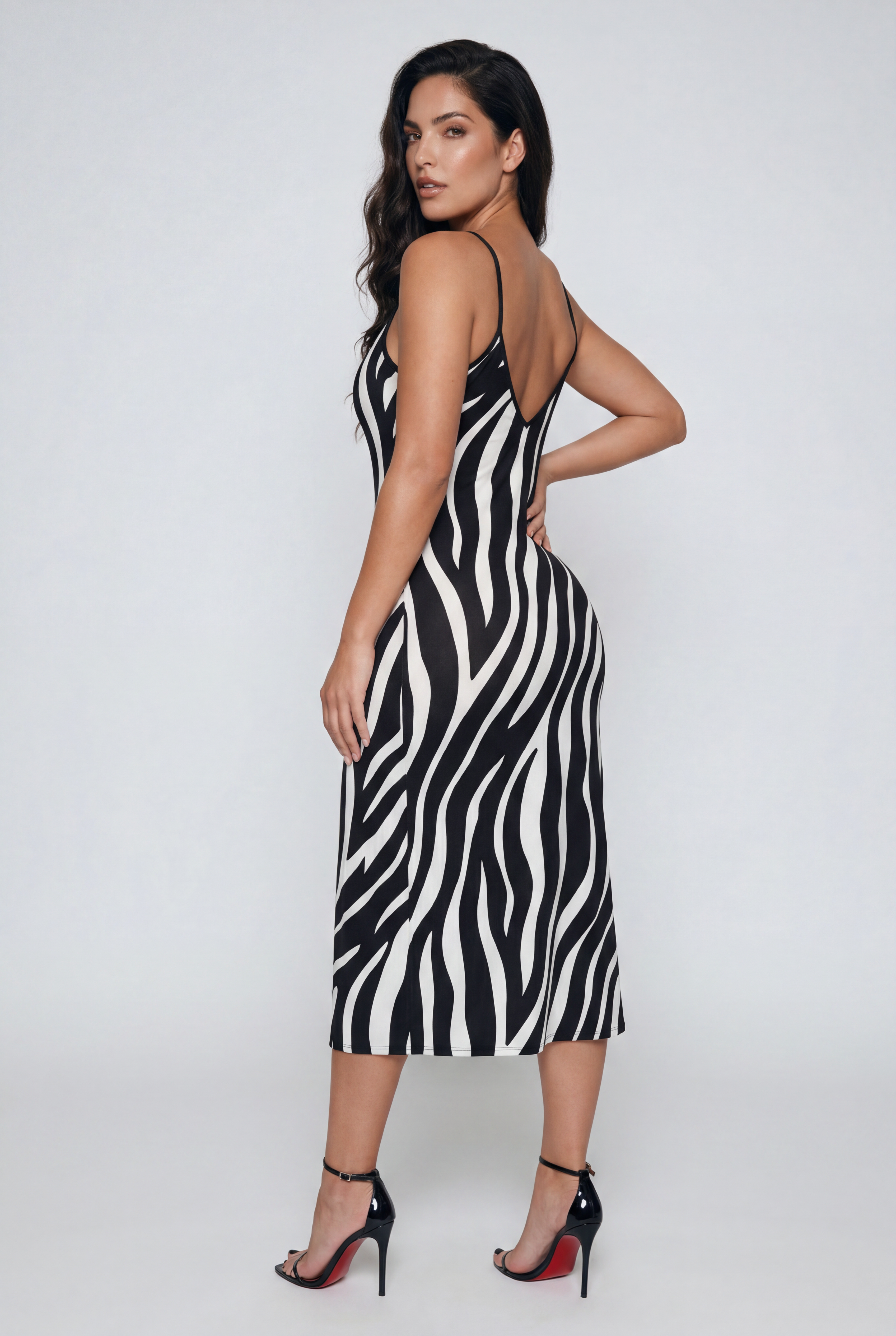 Zoey Backless Maxi Slip dress