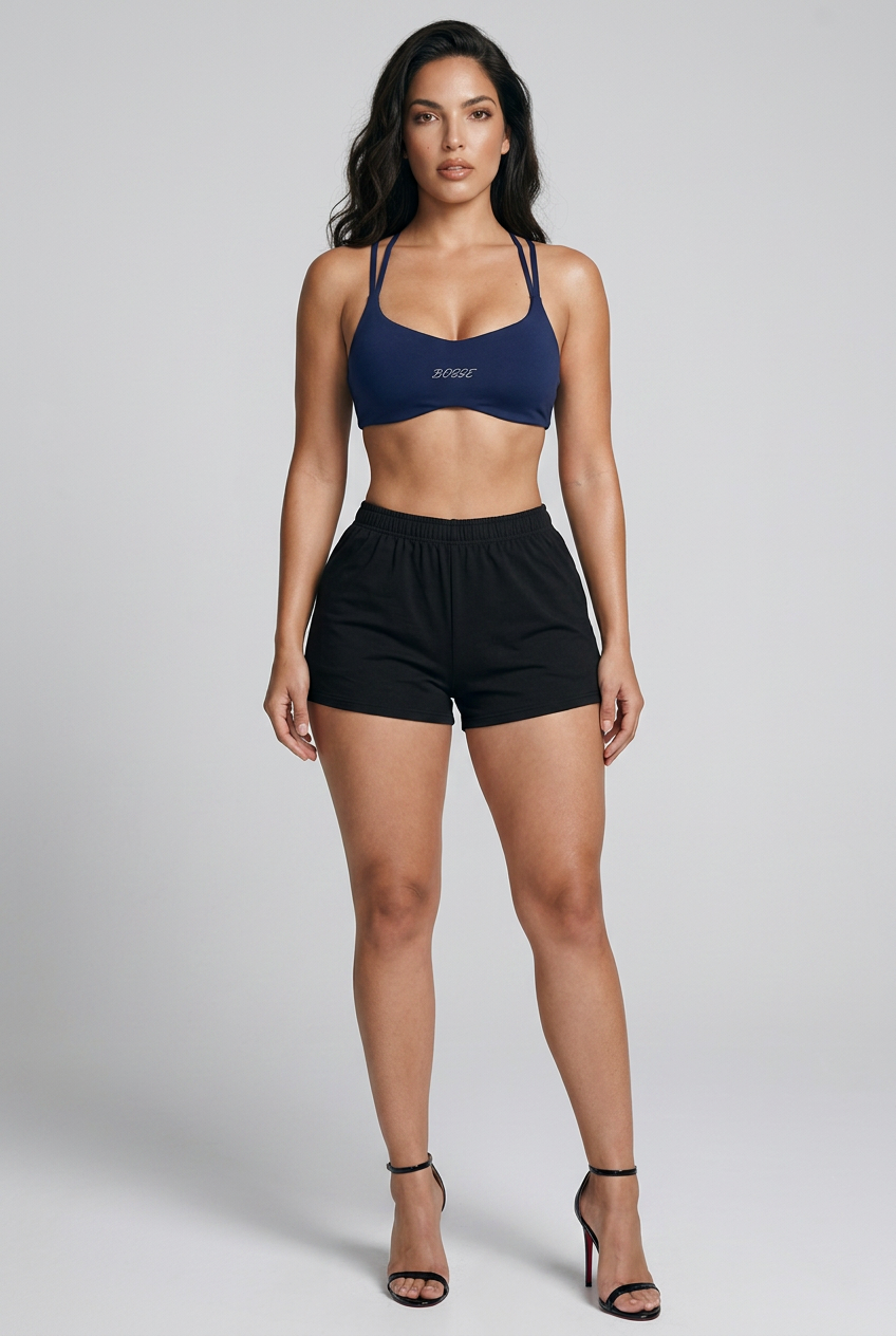 Bosse Cross Cropped Sports Bra