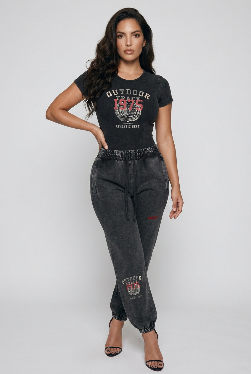 Bosse Outdoor Snow Wash Jogged Sweatpants