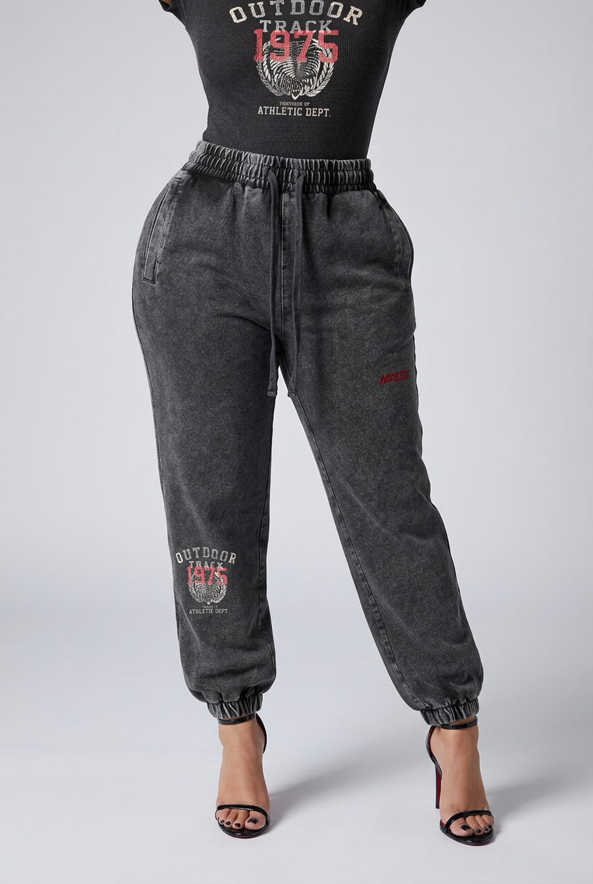 Bosse Outdoor Snow Wash Jogged Sweatpants