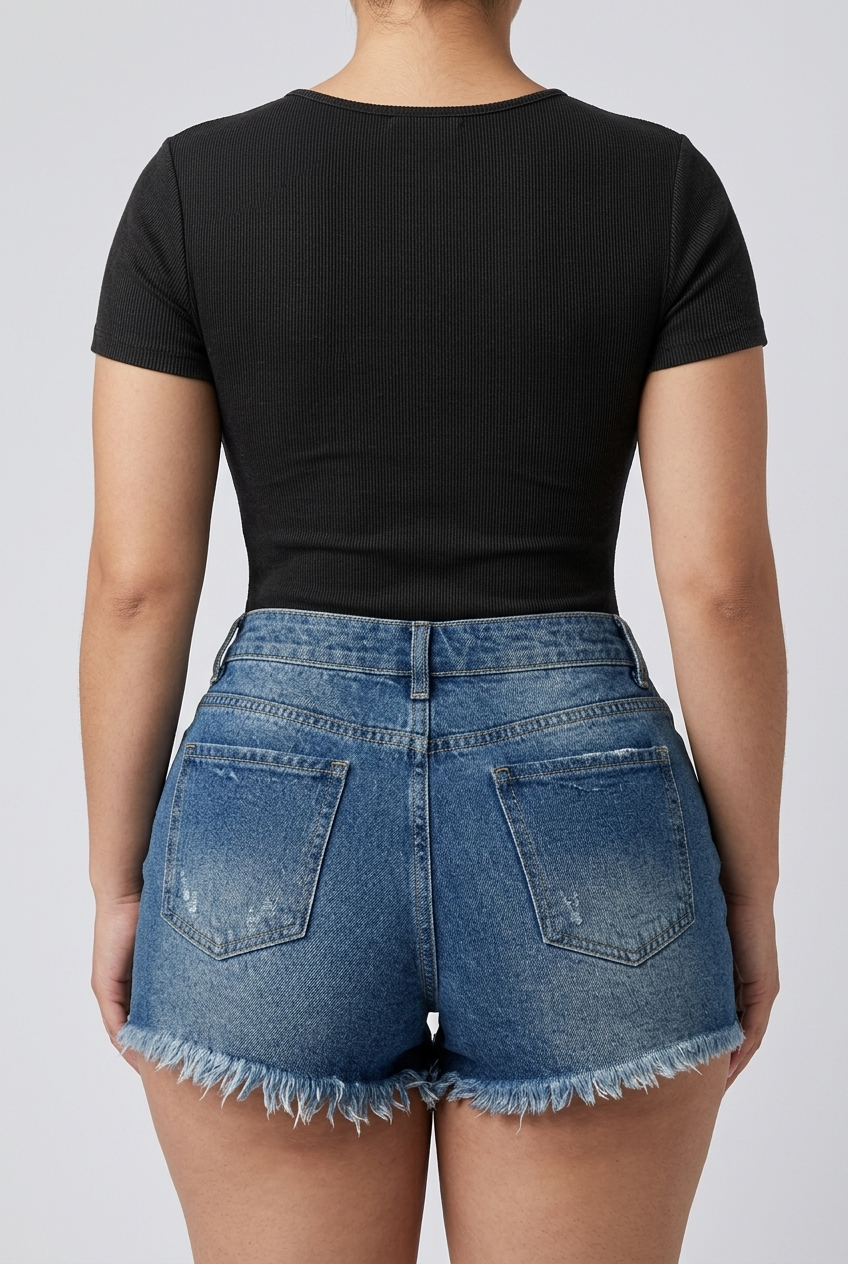 Bosse Signature Mineral Wash Crewneck Bodysuit