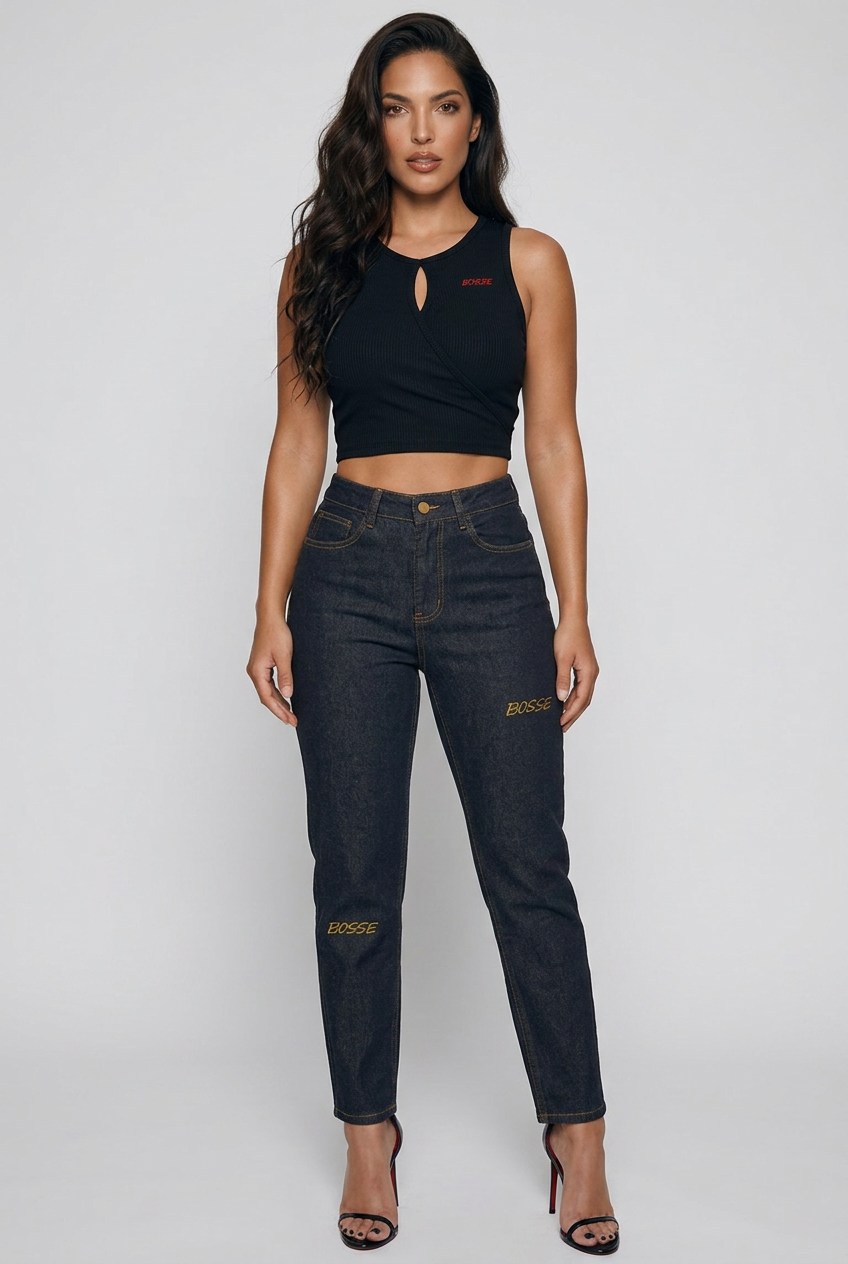 Bosse Flaming Hollow-Out Yoga Tank Top