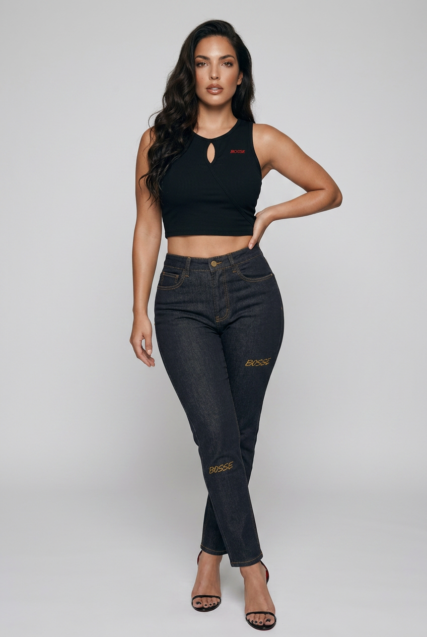 Bosse Flaming Hollow-Out Yoga Tank Top