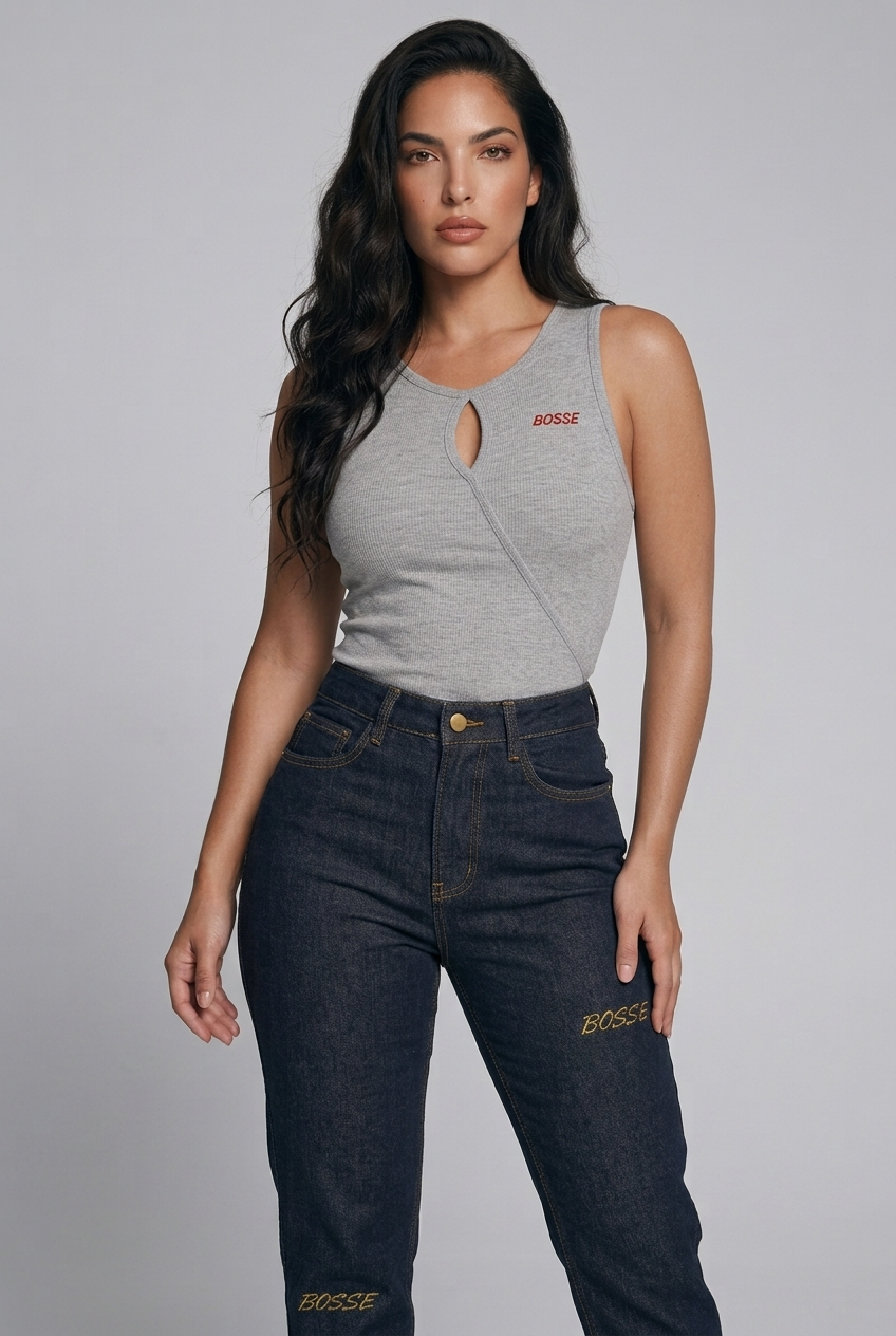 Bosse Flaming Hollow-Out Yoga Tank Top