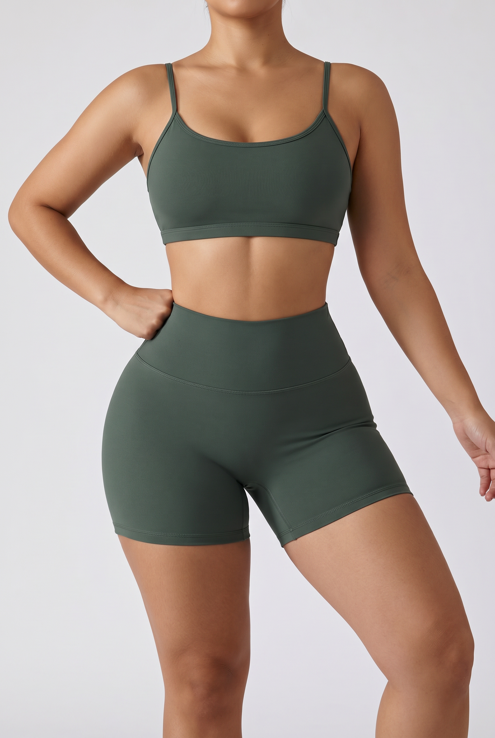 Bosse Signature High Rise Yoga Shorts