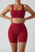 Bosse Signature High Rise Yoga Shorts