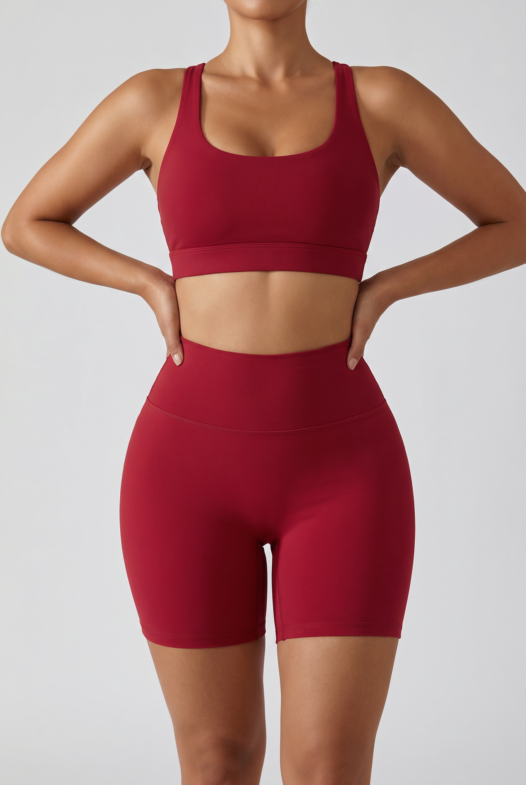 Bosse Signature High Rise Yoga Shorts