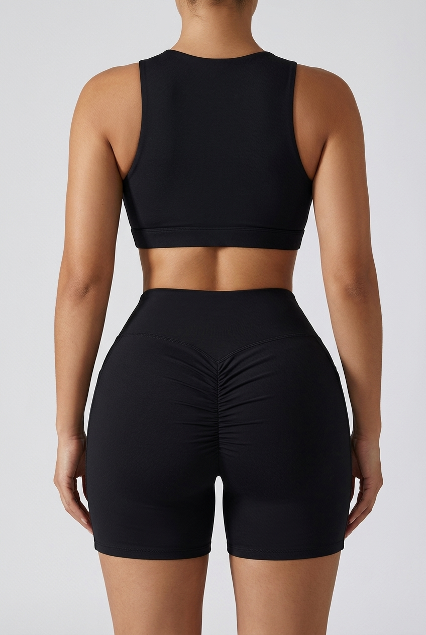 Bosse Signature Women’s High Rise Star Pocket Yoga Shorts