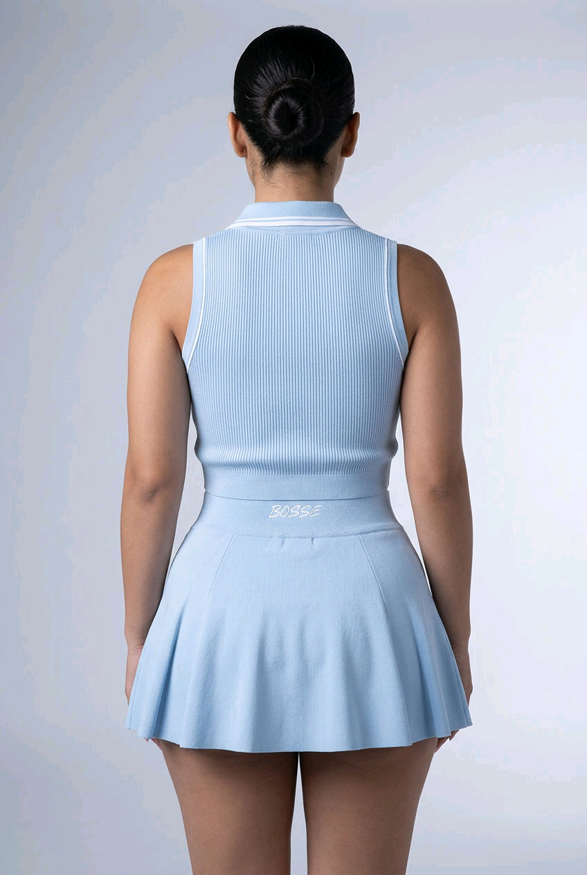 Bosse Signature Pleated A-Line Tennis Skirt (2 Colors)