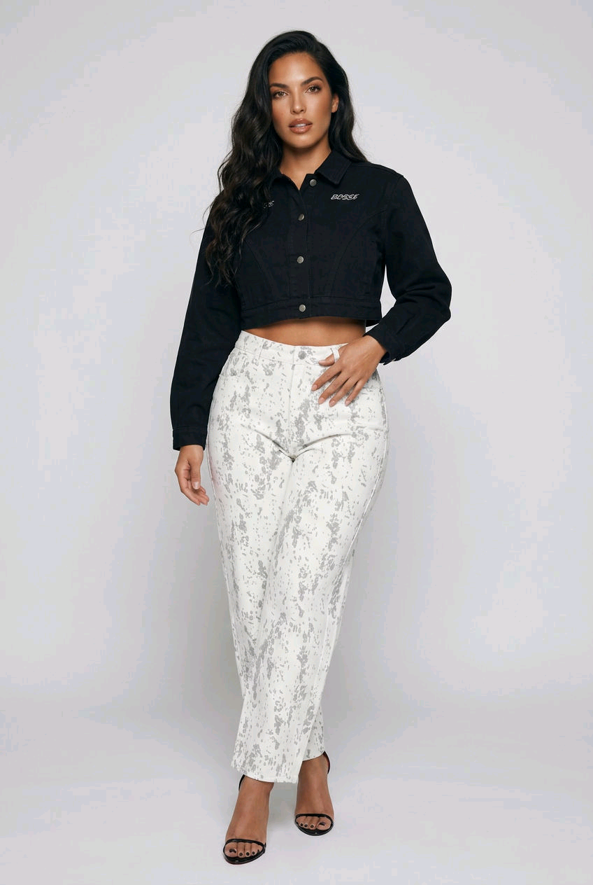 Bosse Signature Women’s Crop Denim Jacket
