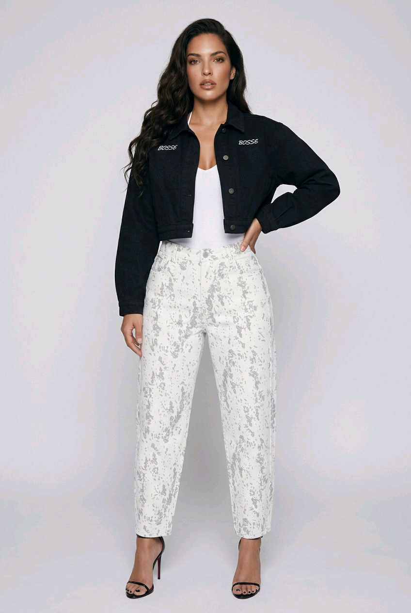 Bosse Signature Women’s Crop Denim Jacket