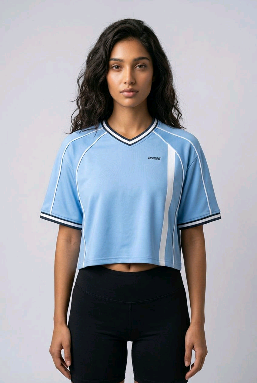 Bosse Unisex Boxy V-Neck Soccer Jersey