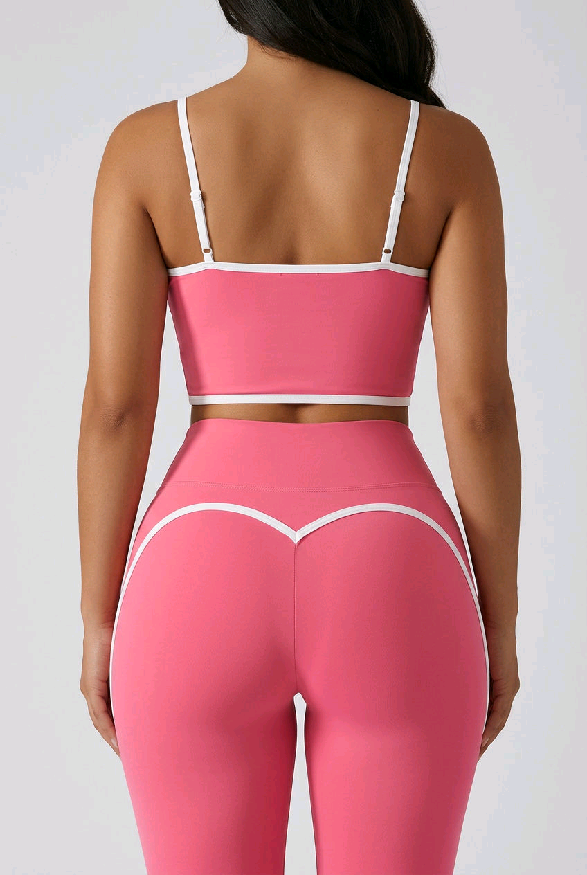 Bosse Fit Signature Color Bloc Yoga Sports Bra