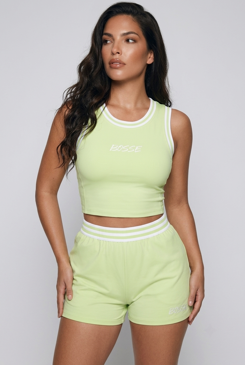 Bosse Fit Color Block Yoga Tank Top