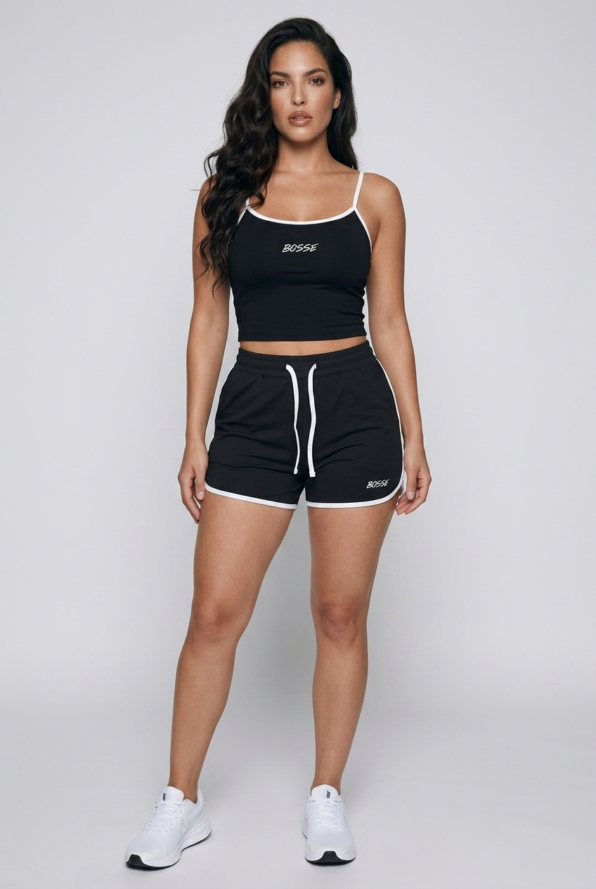 Bosse Signature Tight Color Block Yoga Tank Top