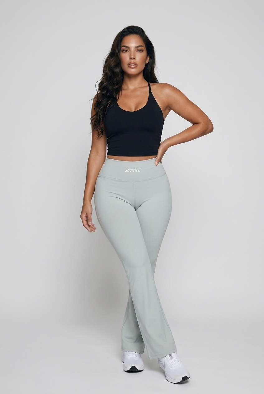 Bosse Signature High Rise Flared Leggings