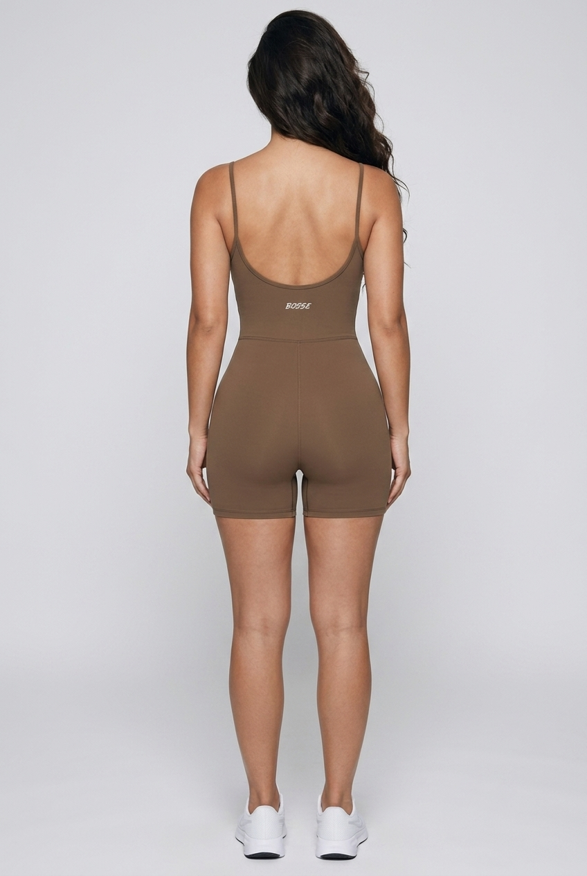 Bosse Fit Signature U-Neck Yoga Romper