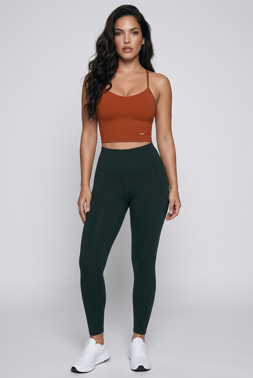 Bosse Signature Solid Color Yoga Sports Bra