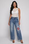Bose Vintage Rose Sun Fade Heavyweight Denim Jeans