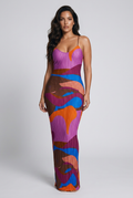 Briar Backless Printed Maxi Dress (4 Colors)