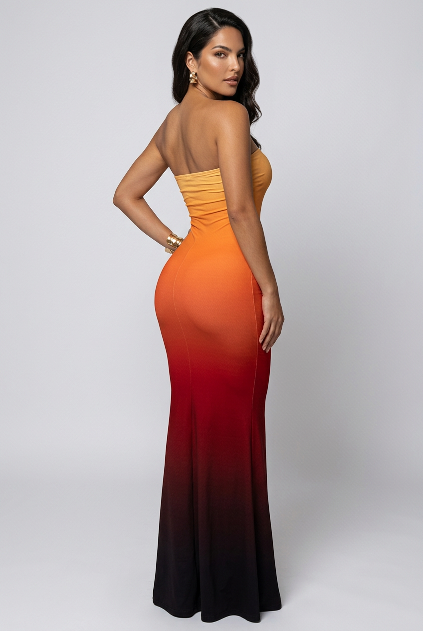 Tube Bodycon Maxi Dress