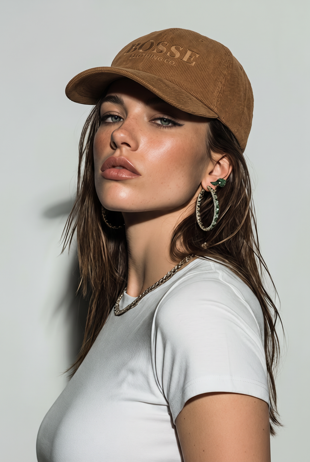 Bosse Signature Tan Corduroy Hat