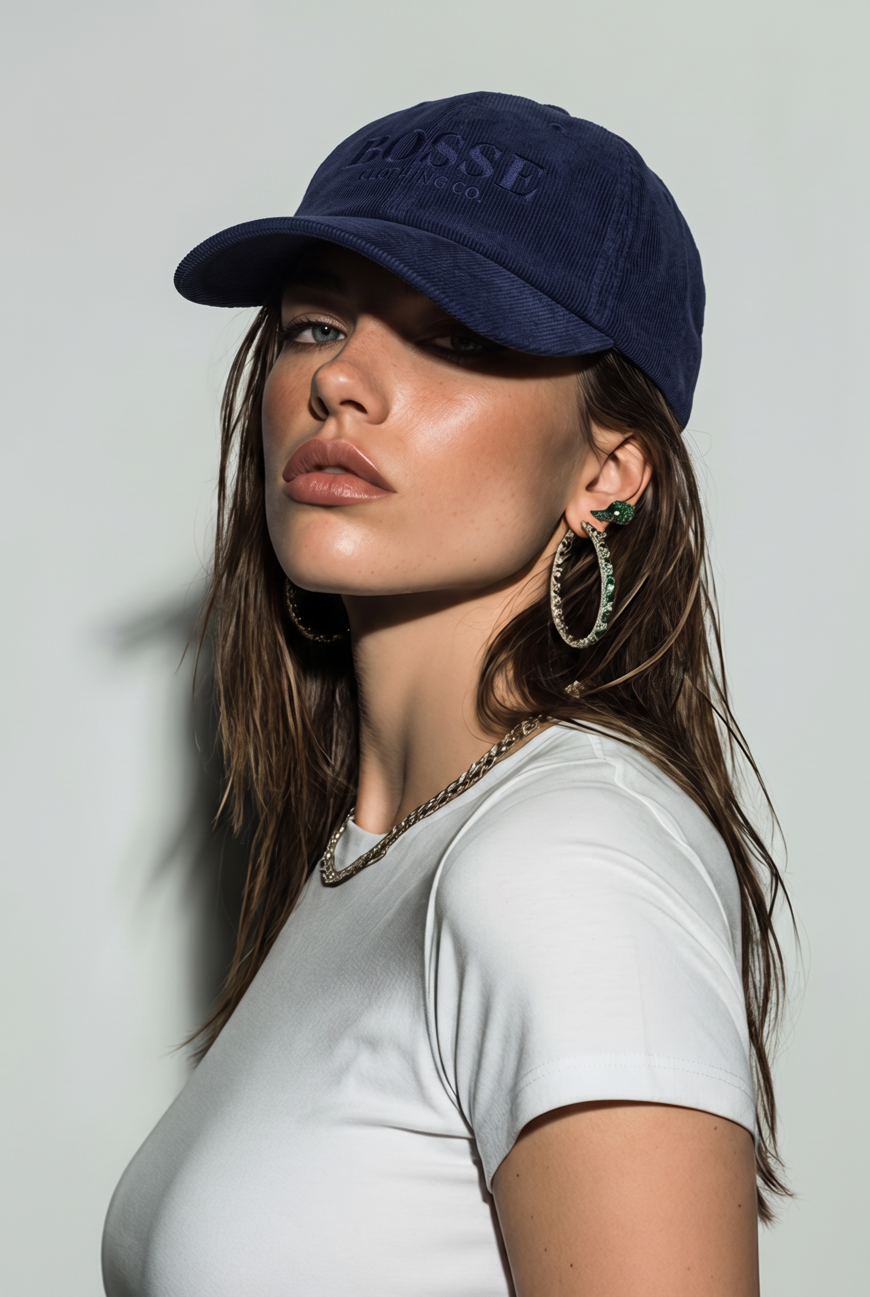 Bosse Signature Navy Corduroy Hat