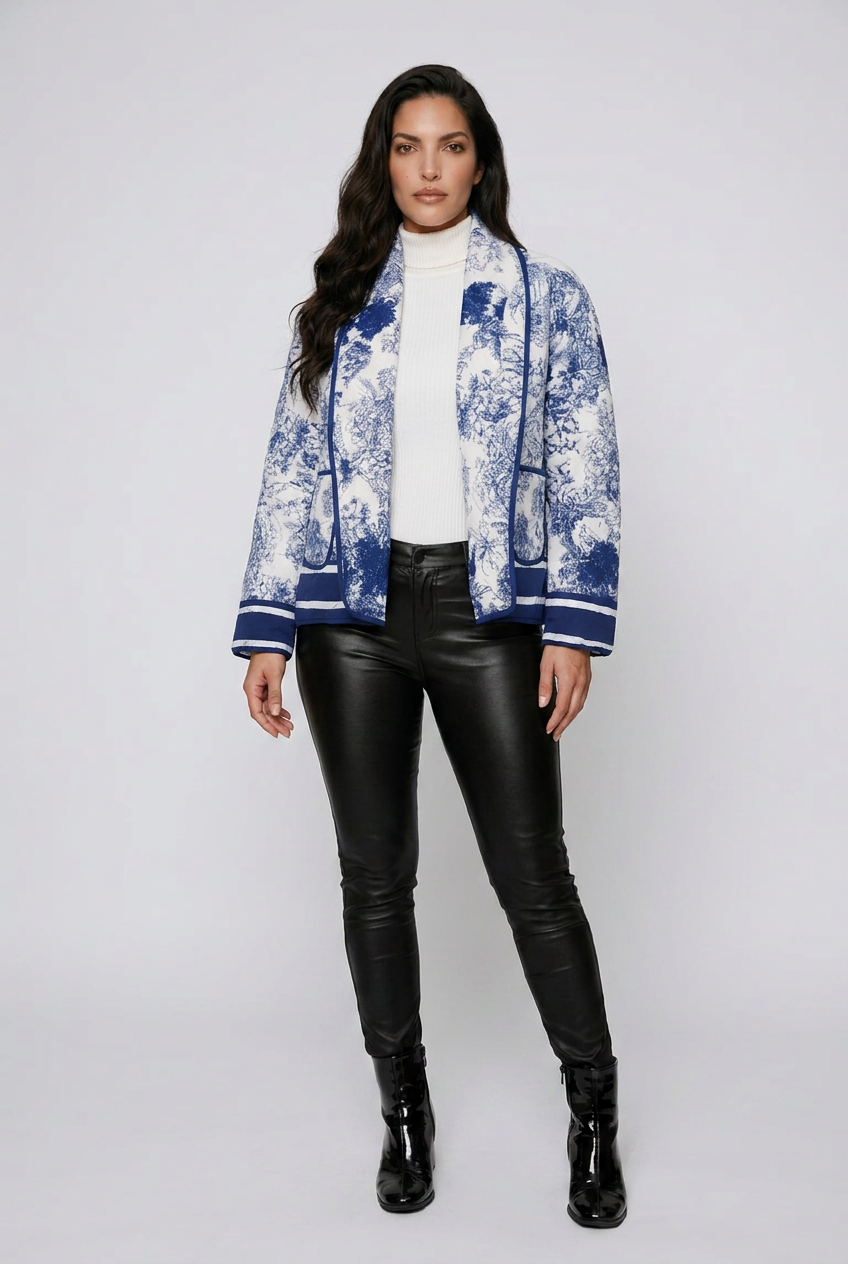 Para Winter Forest Printed Long Sleeve Jacket