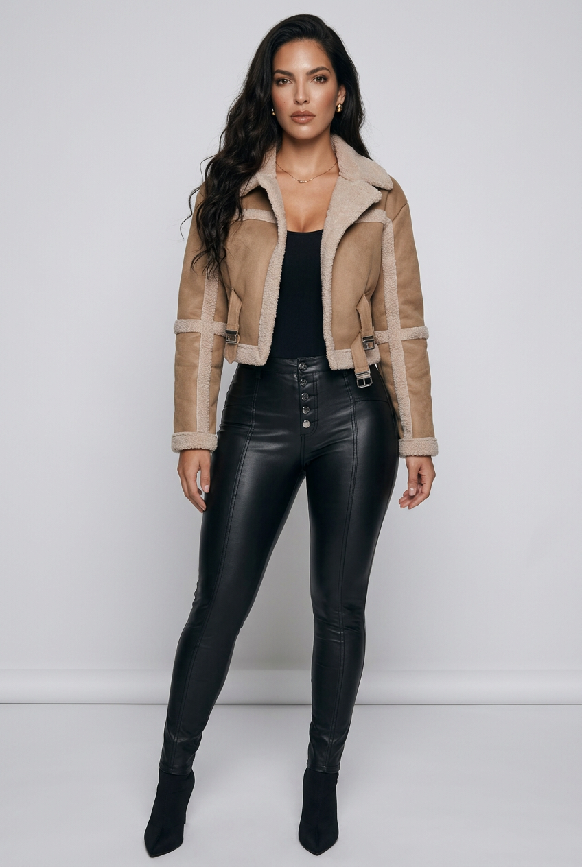 Camilla Collared Buckle Detail Jacket (3 Colors)