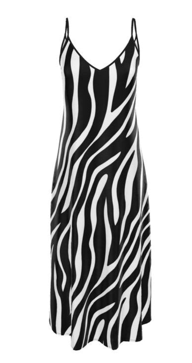 Zoey Backless Maxi Slip dress
