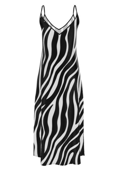 Zoey Backless Maxi Slip dress