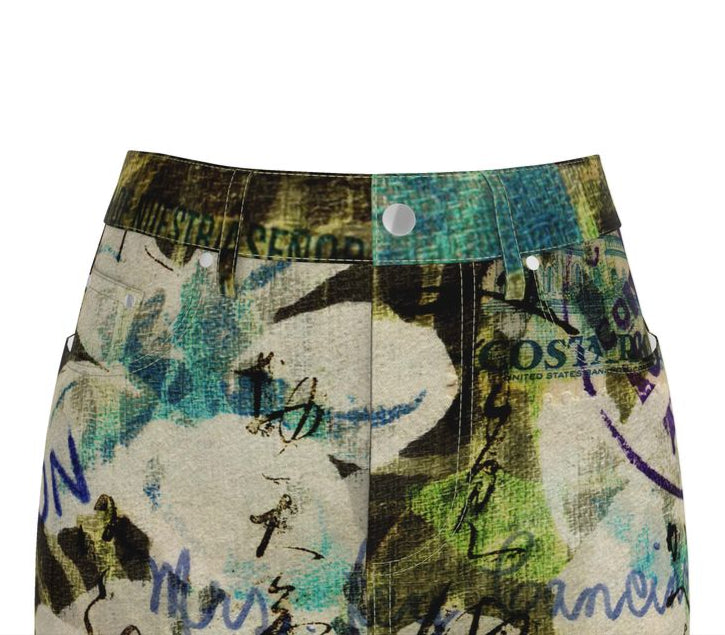 Oni Denim Mini Skirt