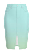 Blu Lagoon Denim Midi Skirt