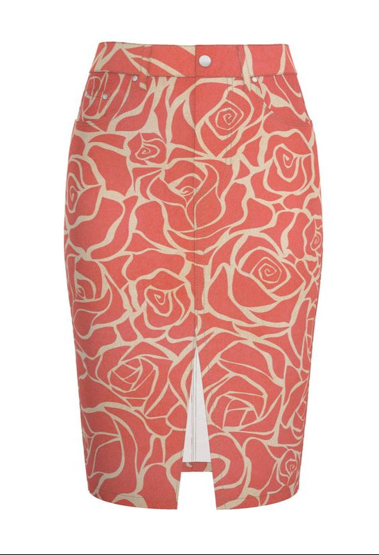 Rosalita Denim Midi Skirt