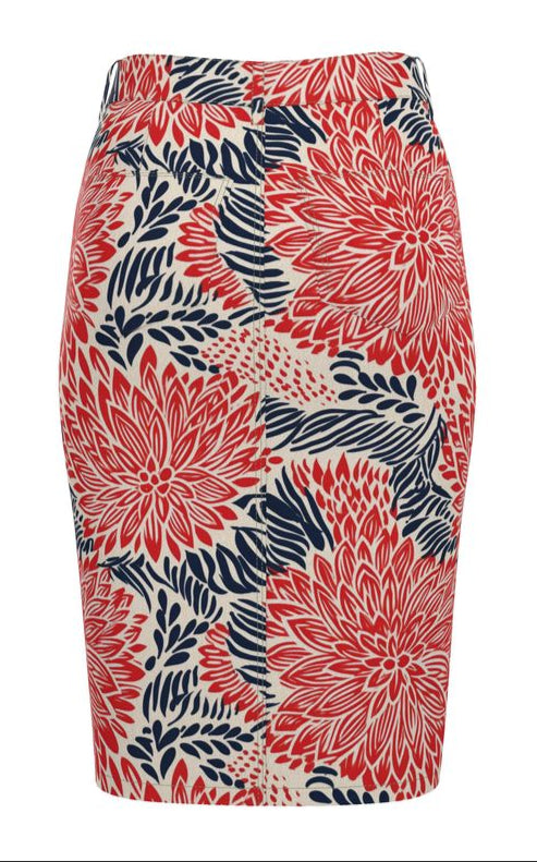 Misha Denim Midi Skirt