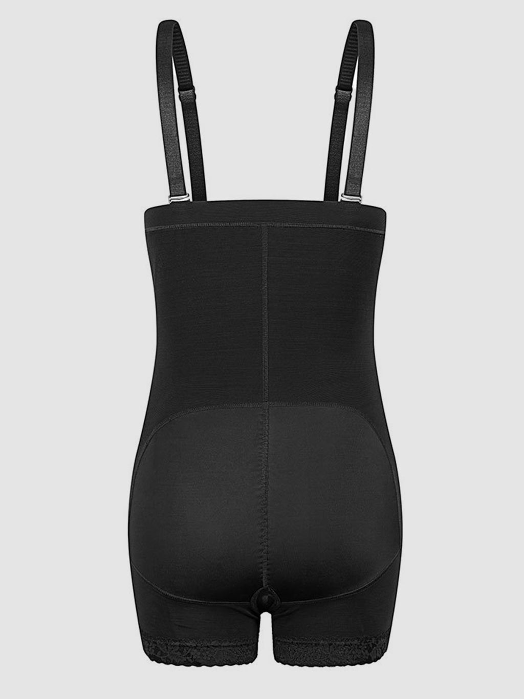 Lace Detail Spaghetti Strap Shaping Romper (2 Colors)