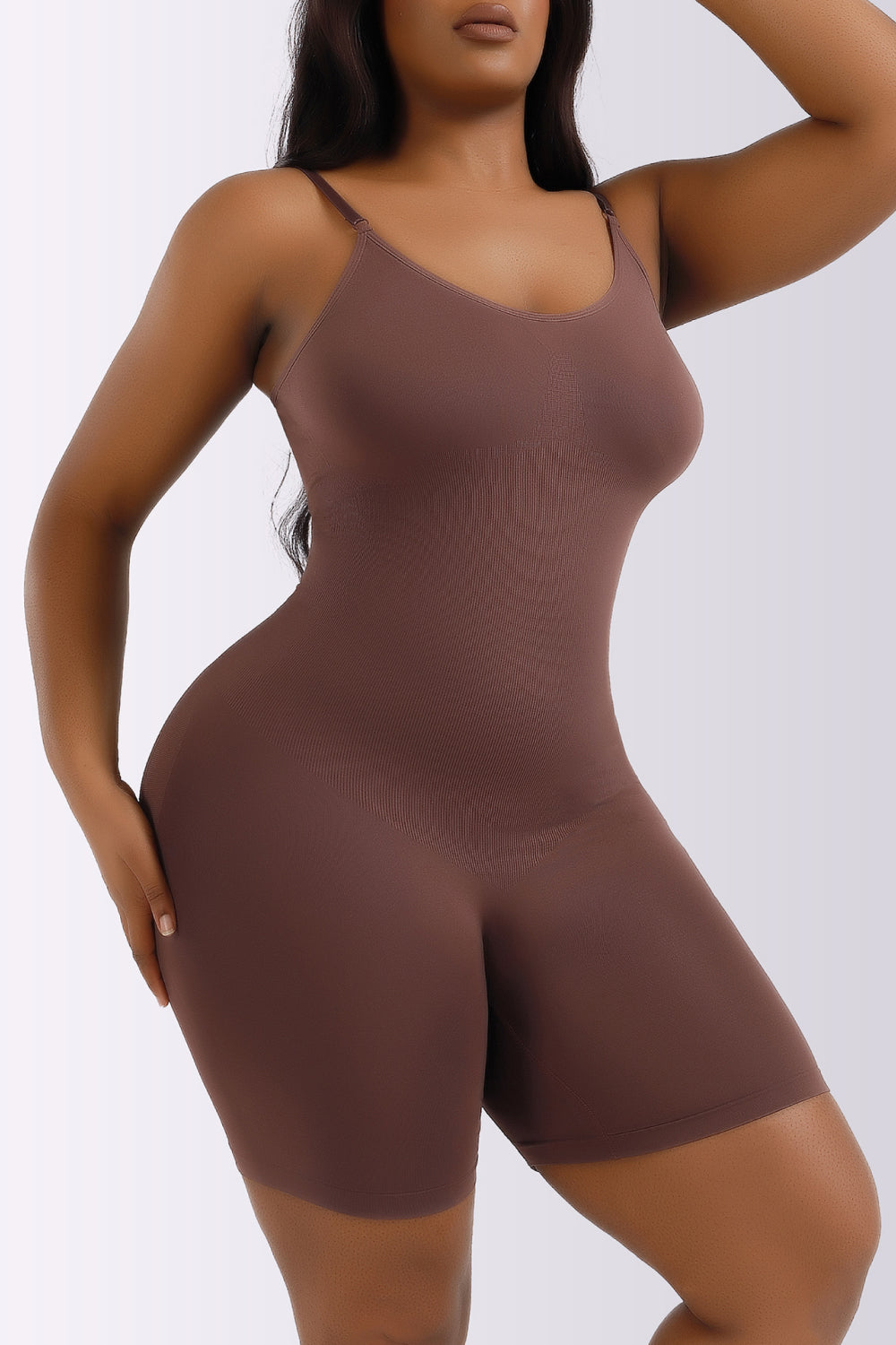 Spaghetti Strap Shaping Shorts Romper (3 Colors)