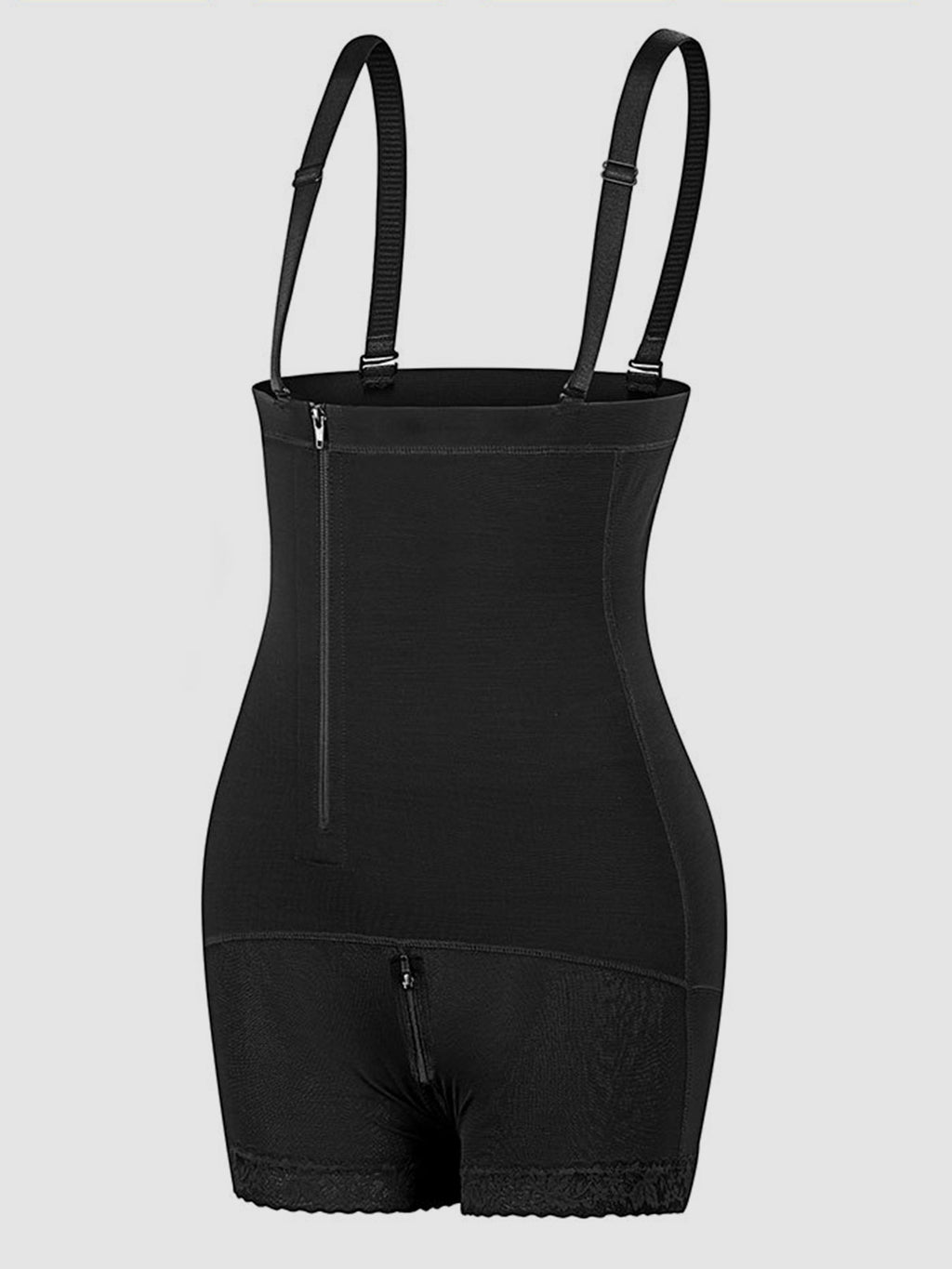 Lace Detail Spaghetti Strap Shaping Romper (2 Colors)