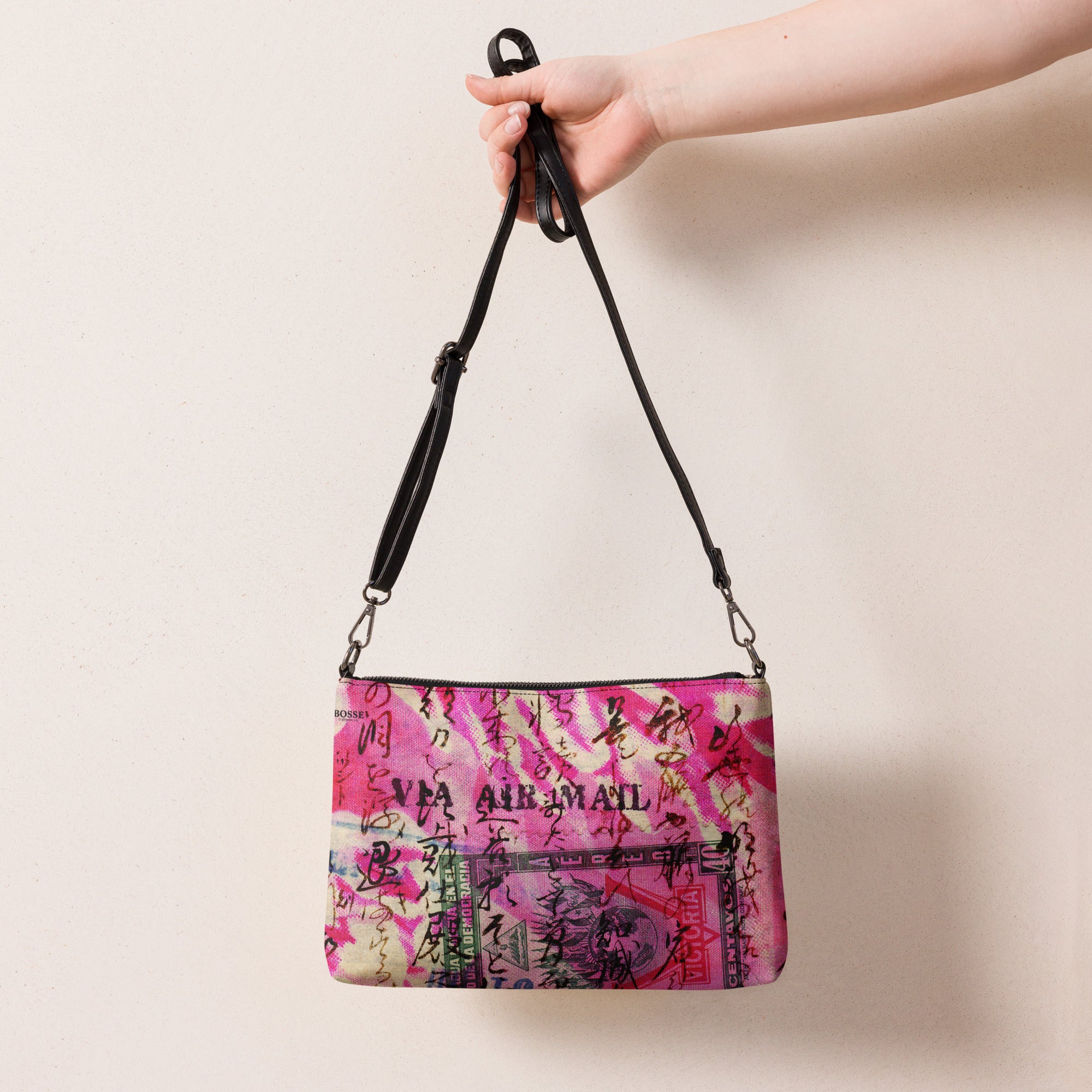 Bosse Pink Tokyo Crossbody Bag
