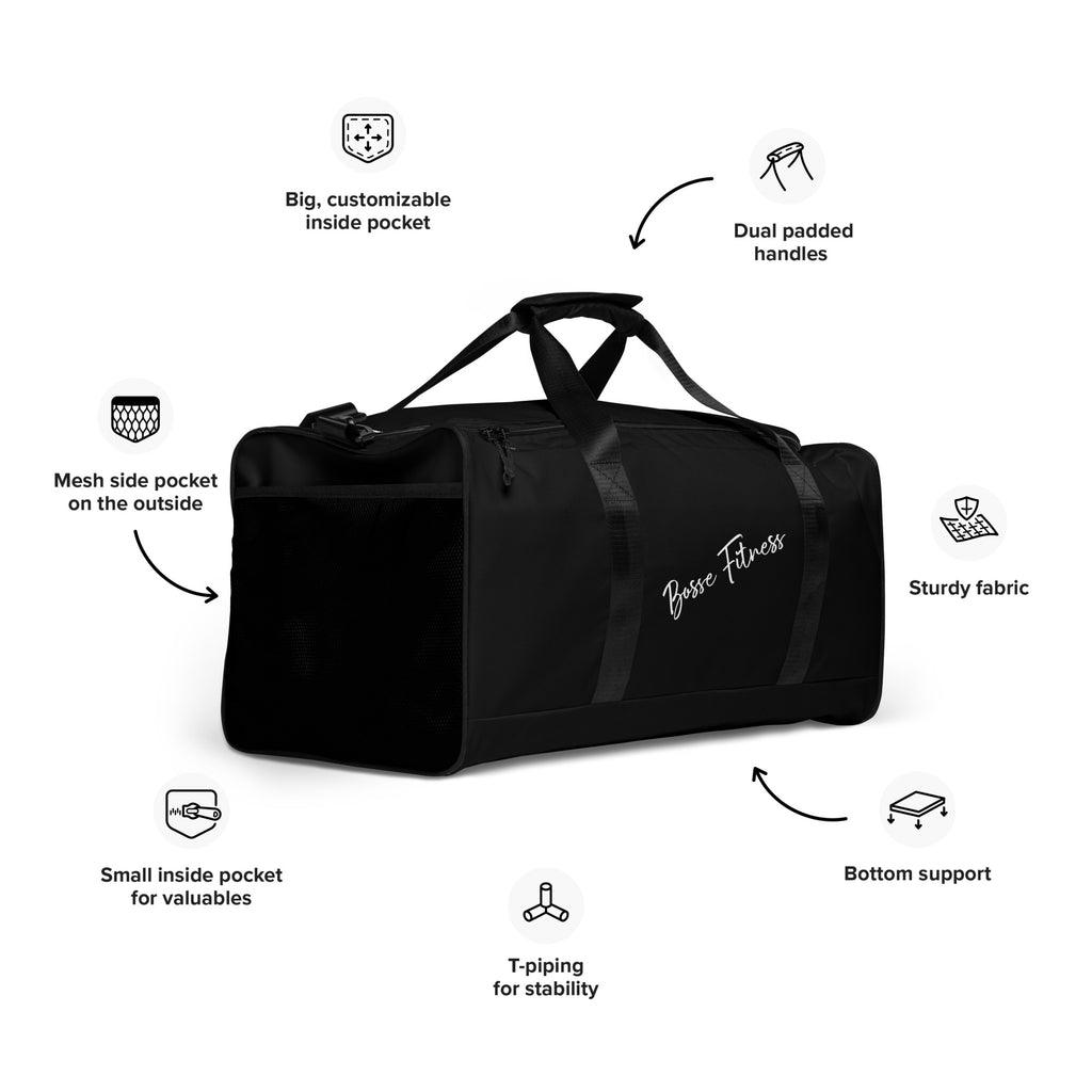 Bosse Fitness Black Duffle bag