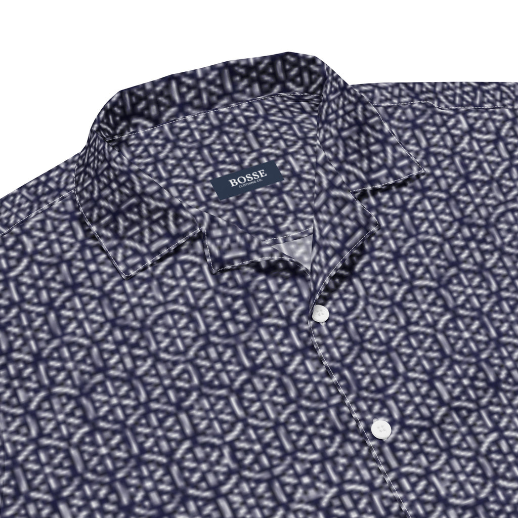 Bosse Blue Luxe Button Up Shirt