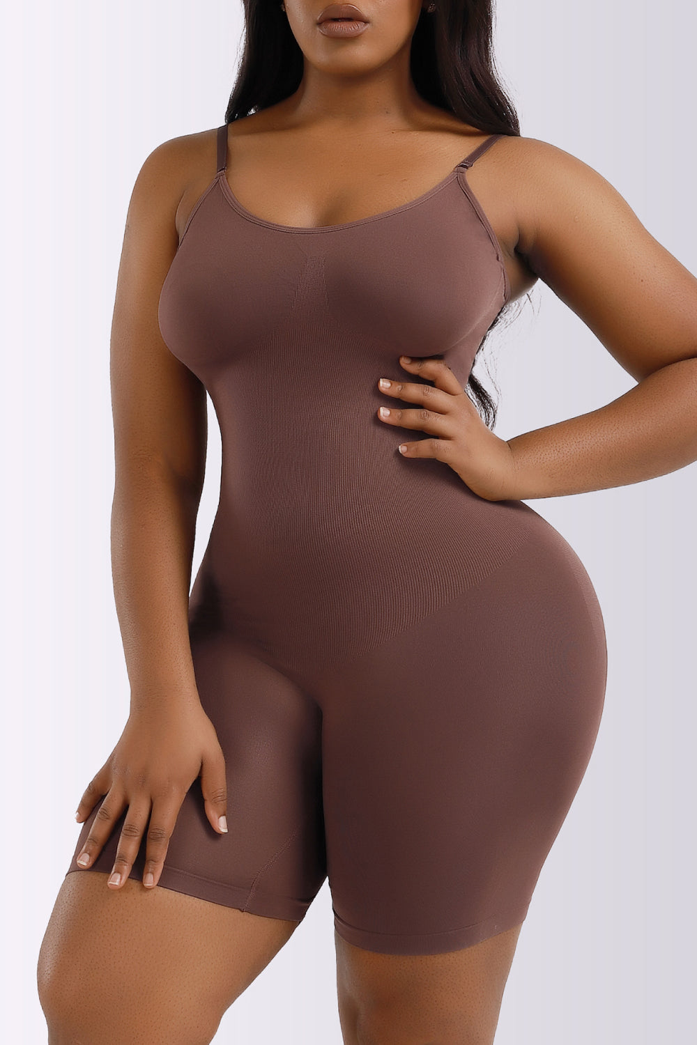 Spaghetti Strap Shaping Shorts Romper (3 Colors)