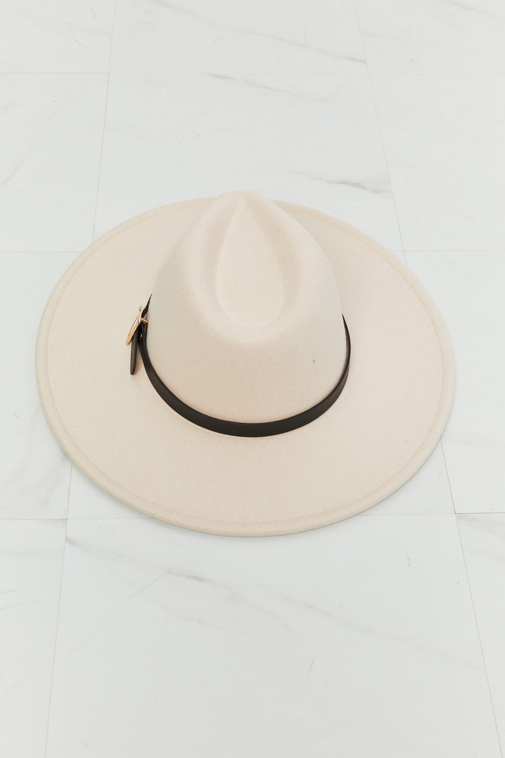 Fame Ride Along Cream Fedora Hat